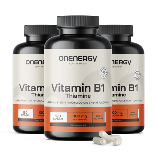 3x Vitamina B1 100 mg, totale 360 capsule