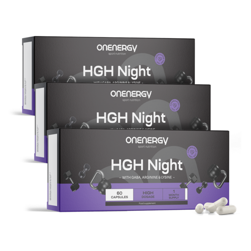 3x HGH Night – Natural HGH Booster, totale 180 capsule