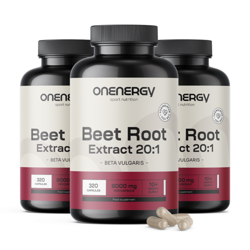 3x Barbabietola 8000 mg – estratto, totale 960 capsule