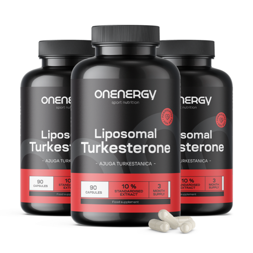 3x Turkesterone liposomiale 10 %, totale 270 capsule