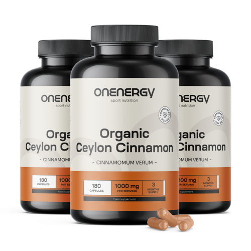 3x BIO Cannella di Ceylon 1000 mg, totale 540 capsule