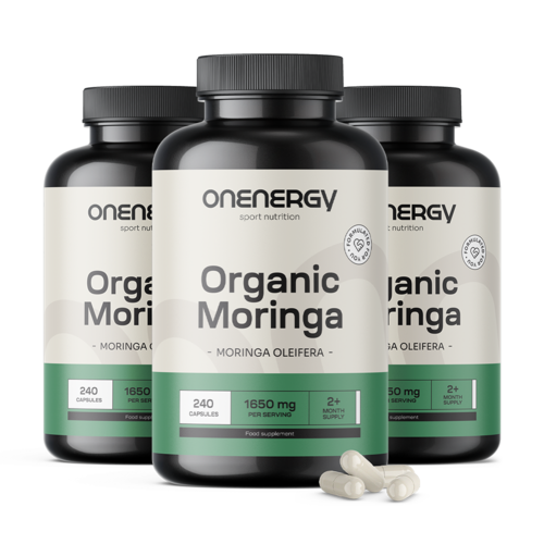 3x BIO Moringa 1650 mg, totale 720 capsule
