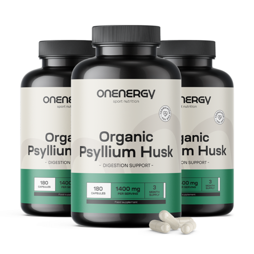 3x BIO Psillio (Psillio indiano) 1400 mg, totale 540 capsule
