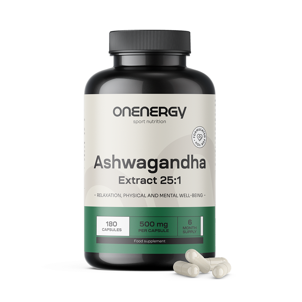 Ashwagandha 500 mg – estratto 25:1