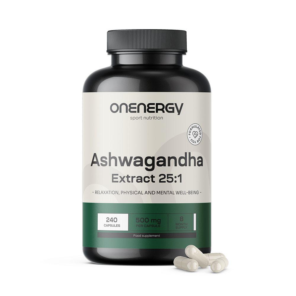 Ashwagandha 500 mg - estratto 25:1