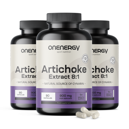 3x Carciofo – estratto 8:1, totale 270 capsule