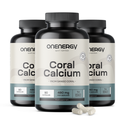 3x Calcio corallino – dal corallo sango, totale 270 capsule