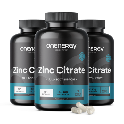 3x Citrato di zinco, totale 270 capsule