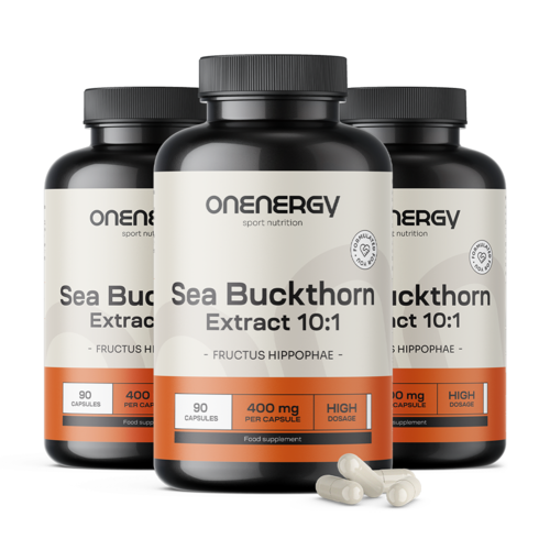 3x Olivello spinoso – estratto 10:1, totale 270 capsule