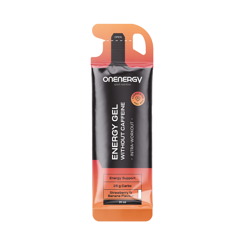 Gel energetico senza caffeina – fragola e banana