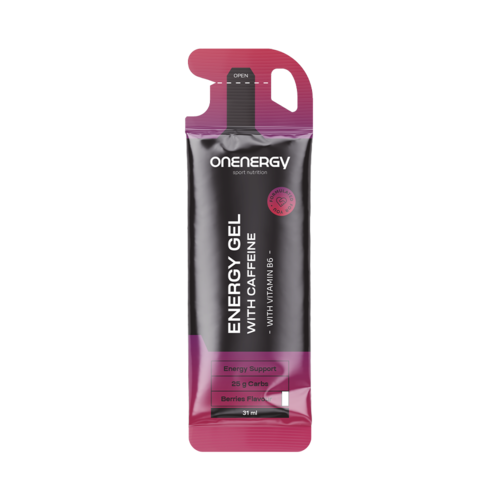 Gel energetico con caffeina – frutti di bosco, 31 ml