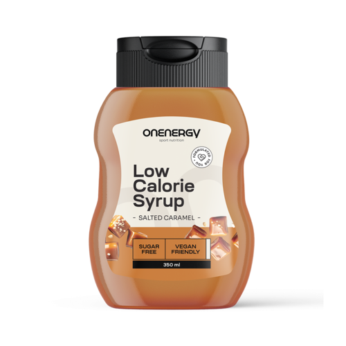 Sciroppo ipocalorico con dolcificante – caramello salato, 350 ml
