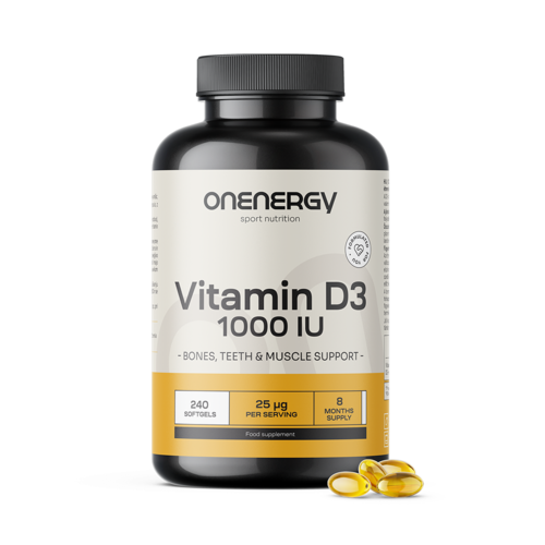 Vitamina D3 1000 U.I., 240 capsule molli
