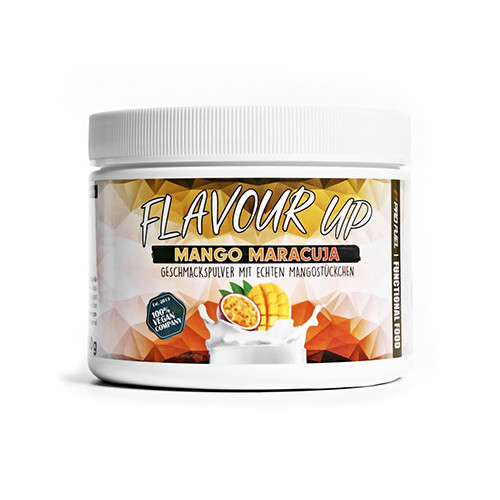 Flavour Up aroma vegano in polvere – mango e frutto della passione, 250 g