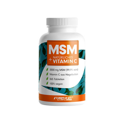 MSM con vitamina C naturale