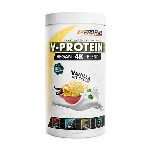 V-Protein 4K proteine vegane – gelato alla vaniglia, 750 g