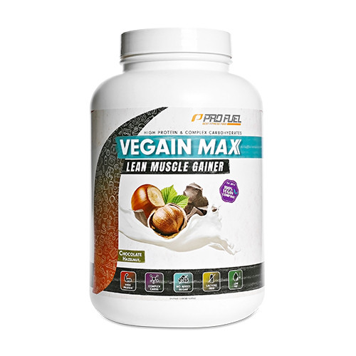 Vegain Max - mix proteico vegano, cioccolato e nocciola, 3000 g
