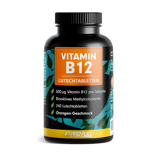 Vitamina B12 vegana – arancia, 240 pastiglie