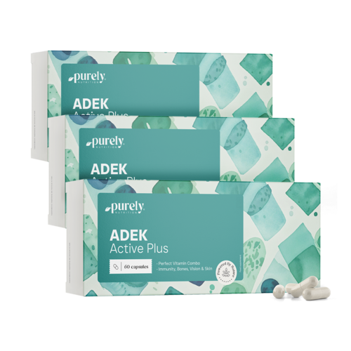 3x Vitamine ADEK Active Plus, totale 180 capsule