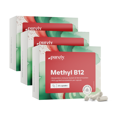 3x Vitamina B12 - metilcobalamina, totale 90 capsule