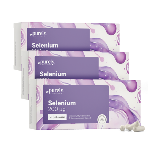 3x Selenio 200 µg, totale 180 capsule