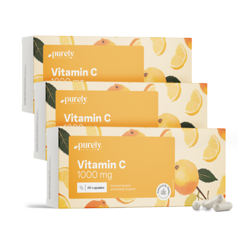 3x Vitamina C 1000 mg, totale 180 capsule