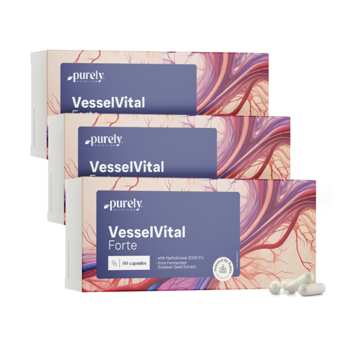3x VesselVital Forte, totale 180 capsule