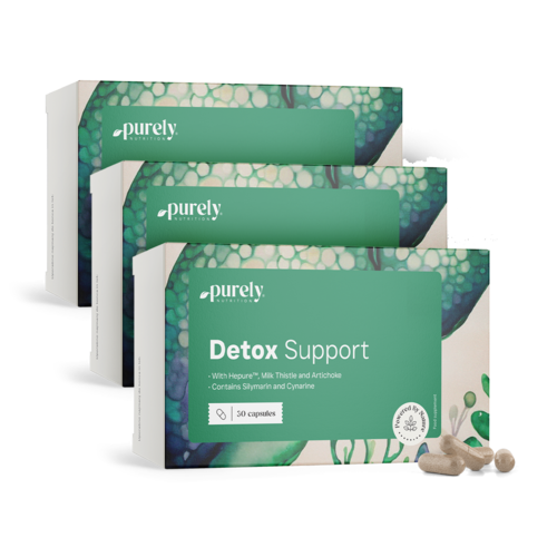 3x Detox Support – complesso di carciofo e cardo mariano, totale 90 capsule