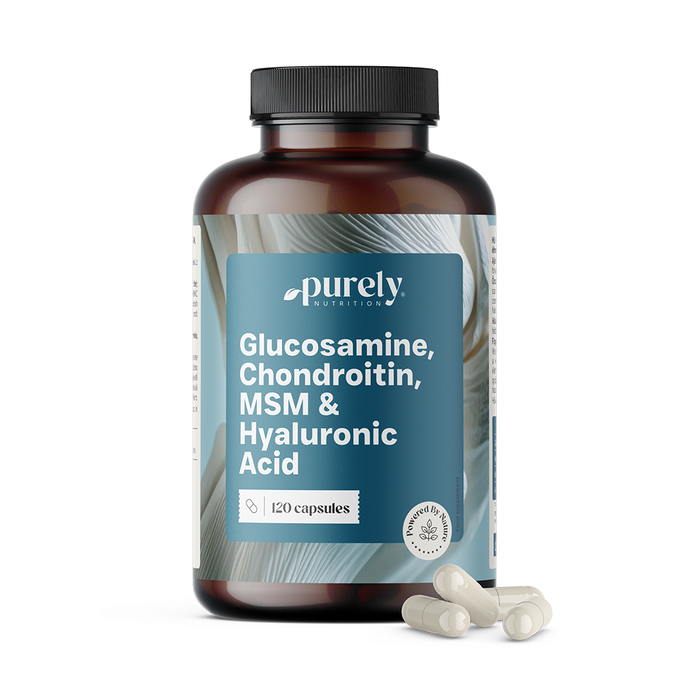 Glucosamina, condroitina, MSM e acido ialuronico