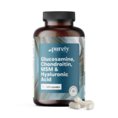 Glucosamina, condroitina, MSM e acido ialuronico, 120 capsule