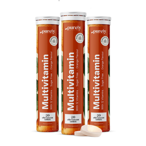 3x Multivitaminici – compresse effervescenti, totale 60 compresse effervescenti