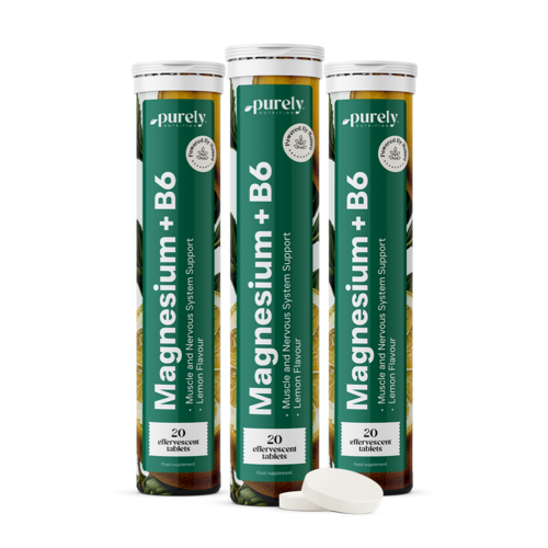3x Magnesio + vitamina B6 – compresse effervescenti, totale 60 compresse effervescenti