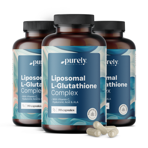 3x Complesso di L-glutatione liposomiale, totale 270 capsule