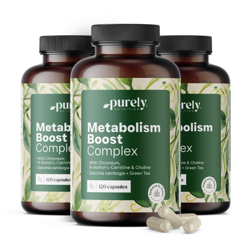3x Metabolism Boost – Complesso di supporto al metabolismo, totale 360 capsule