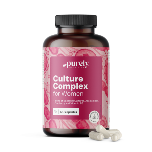 Complesso femminile con colture microbiologiche, 120 capsule
