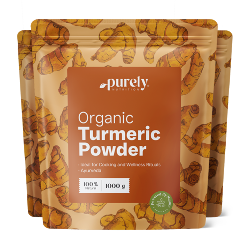 3x BIO Curcuma in polvere, in totale 3000 g