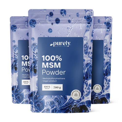 3x MSM in polvere, totale 1500 g
