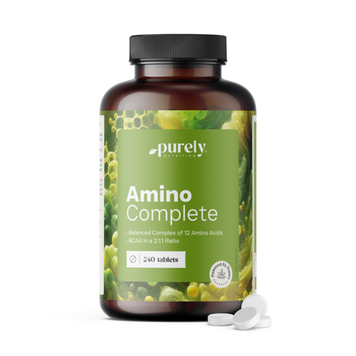 Amino Complete – Complesso bilanciato di 12 aminoacidi, 240 compresse
