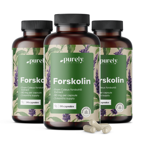 3x Forskolina 80 mg, totale 270 capsule