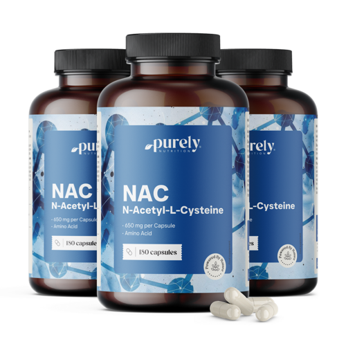 3x NAC 650 mg, totale 540 capsule