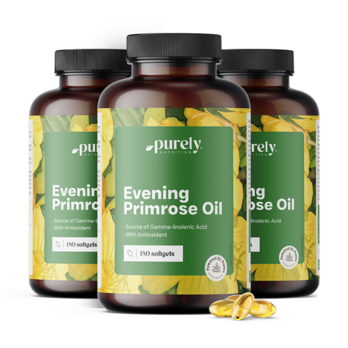 3x Olio di enotera 1000 mg, totale 540 capsule molli