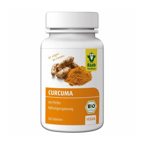 BIO Curcuma + piperina, 300 compresse
