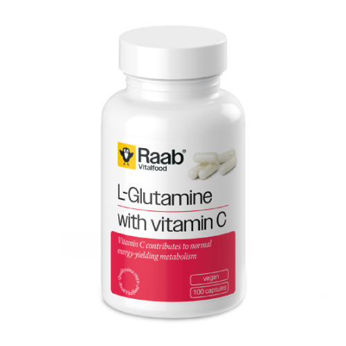 L-glutammina + vitamina C, 100 capsule