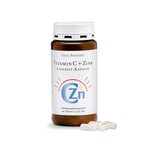 Vitamina C + Zinco (a lento rilascio), 180 capsule