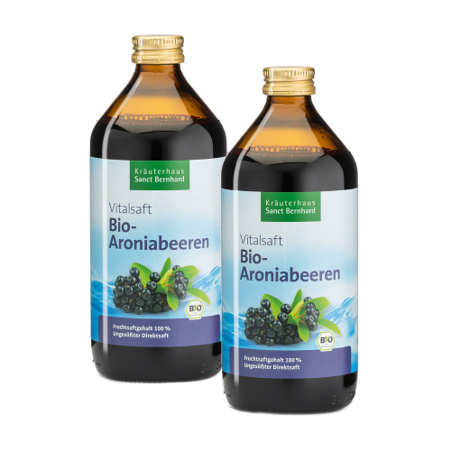 BIO Succo di aronia, 2 x 500 ml