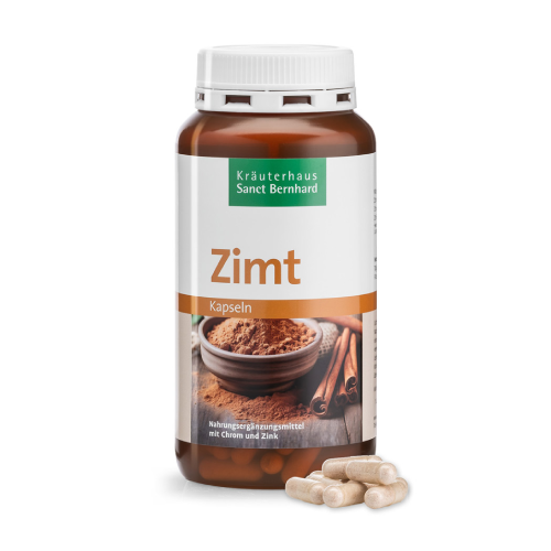 Capsule di cannella con cromo e zinco, 180 capsule