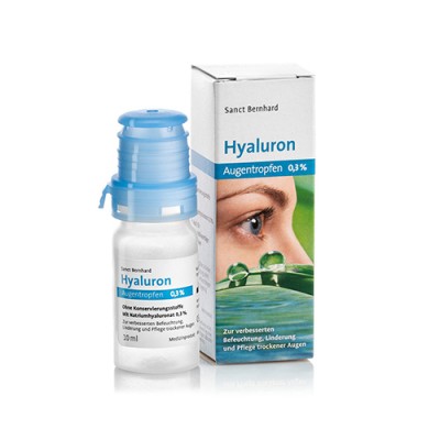 Gocce per gli occhi al acido iauronico collirio