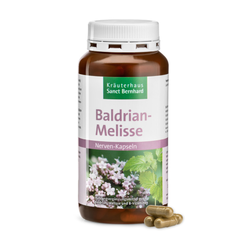 Capsule di valeriana e melissa.