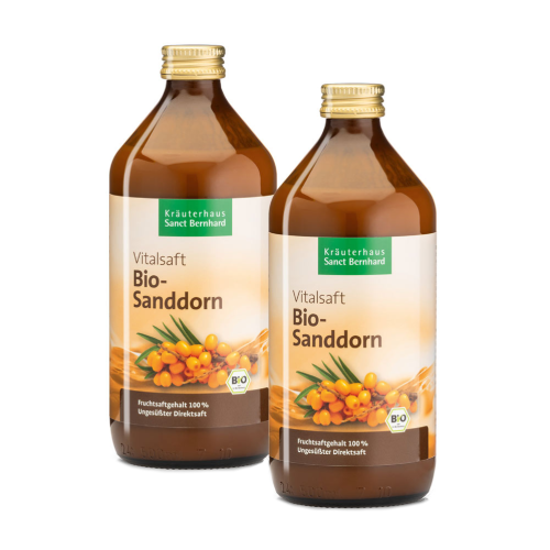 BIO Succo di olivello spinoso, 2 x 500 ml