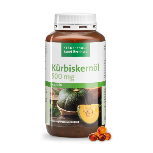 Olio di semi di zucca, 400 capsule